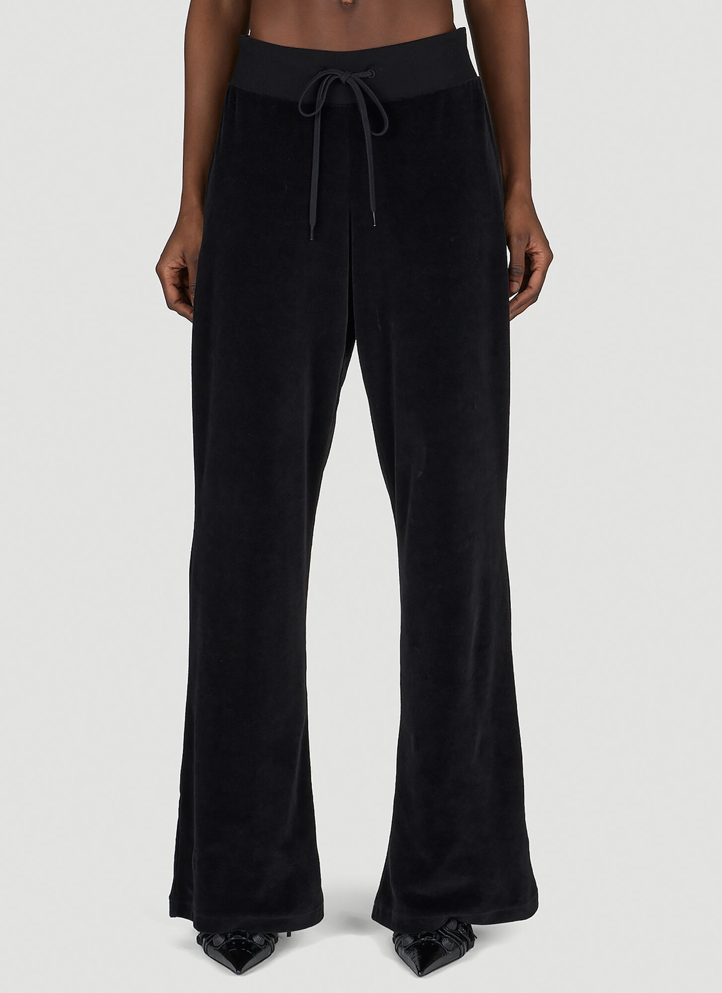 Shop Balenciaga Cotton-terry Sweatpants In Black