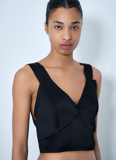 TOTEME V-neck Sleeveless Top Black tot0264022