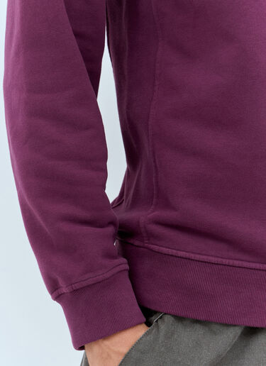 Ribbed Sides Sweatshirt Stone Island Ribbed Sides Sweatshirt Purple sto0158047
