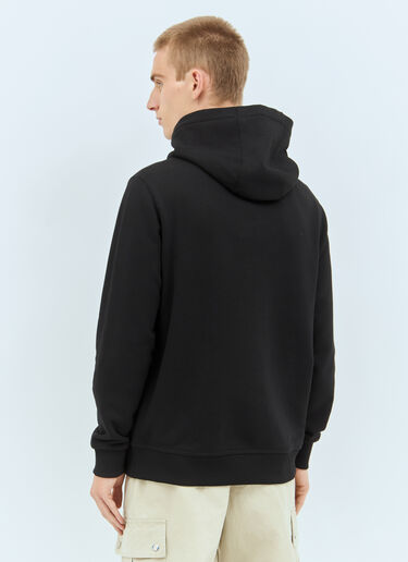 Burberry 로고 아플리케 후드티셔츠 블랙 bur0155025