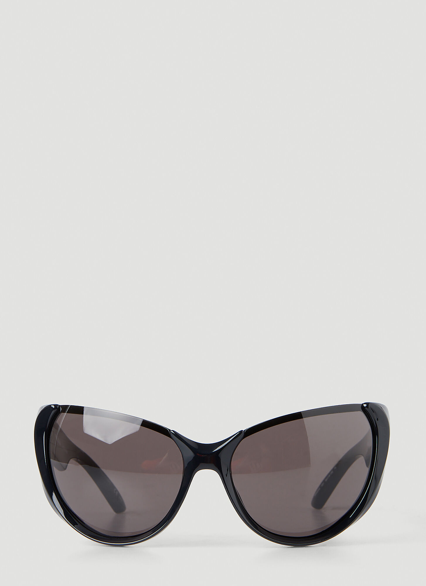 Shop Balenciaga Xpander Butterfly Sunglasses In Black