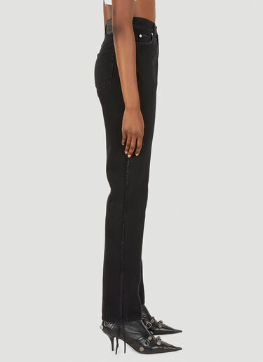 Pressed Crease Jeans Alexander McQueen Pressed Crease Jeans Black amq0250036