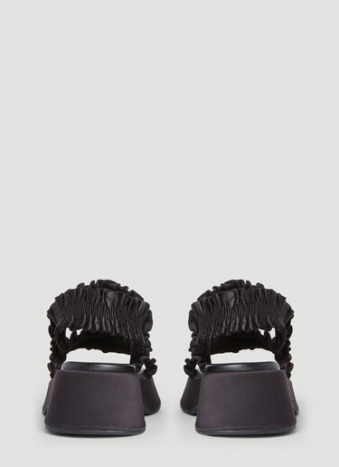 GANNI Smock Flaftorm Sandals Black gan0252040