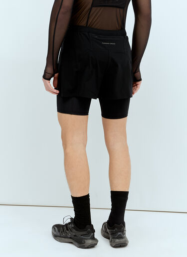 RUNNING ORDER Adasi 8 Double Liner Shorts Black run0356008