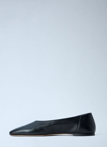 Toteme Slip Nappa Ballerinas Black tot0265051