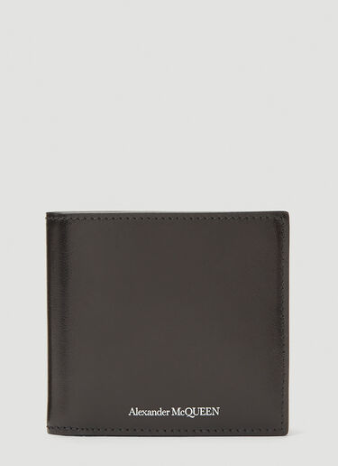 Alexander McQueen Debossed-Logo Bi-Fold Wallet Black amq0142019