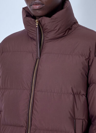 LN-CC® - Moncler: Vivantesse Short Down Jacket - Burgundy Moncler Vivantesse Short Down Jacket Burgundy mon0266032