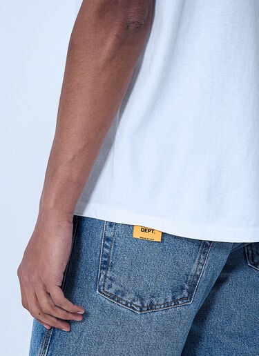 Gallery Dept. Cotton Jersey Logo T-Shirt White gdp0163007