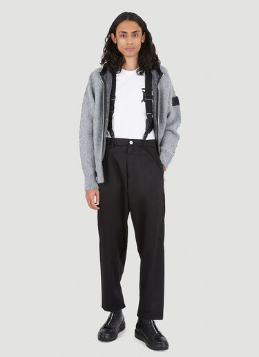 Stone Island 클래식 팬츠 블랙 sto0146116