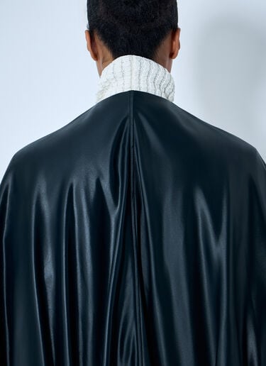 TOTEME Oversized Cape Jacket Black tot0264018