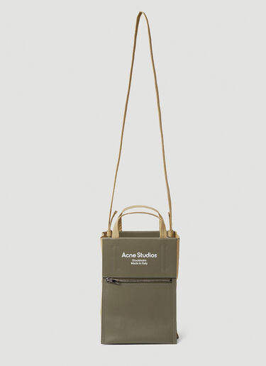 Acne Studios Pocket Small Tote Bag Green acn0250081