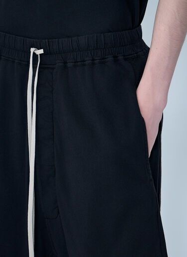 Rick Owens DRKSHDW Drop-Crotch Drawstring Shorts Black drk0164012
