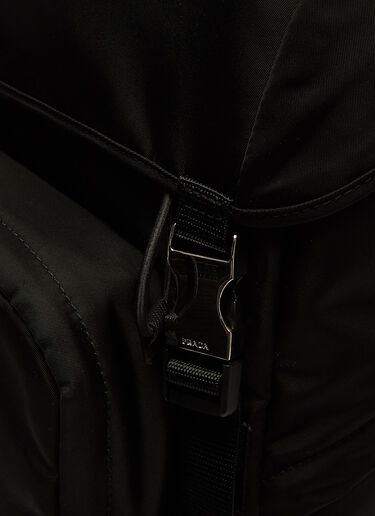 Prada Technical Fabric Backpack Black pra0135025