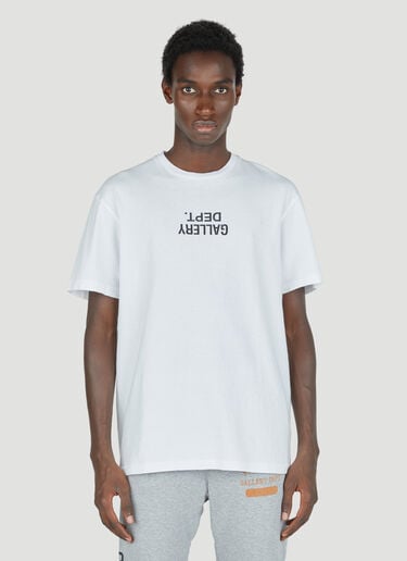 Gallery Dept. Logo Print T-Shirt White gdp0152009