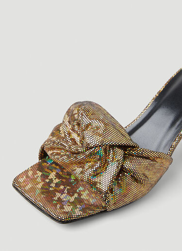 Lana Disco Mules BY FAR Lana Disco Mules Gold byf0248010