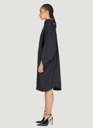 Balenciaga Swing Shirt Dress Black bal0253016