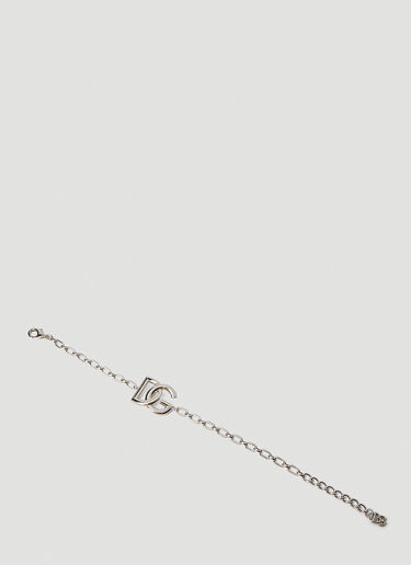 Dolce & Gabbana Logo Plaque Bracelet Silver dol0151015