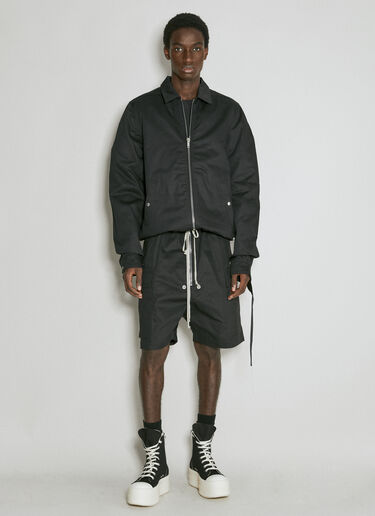 Rick Owens DRKSHDW 斜纹夹克 黑色 drk0154008