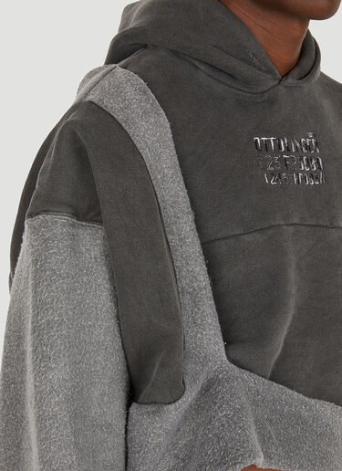 Ottolinger Draped Hooded Sweatshirt Grey ott0350002