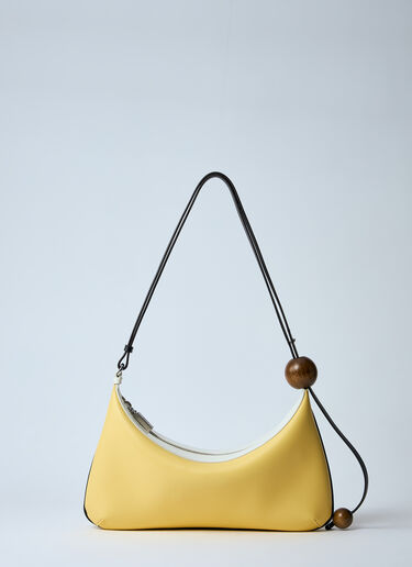 Jacquemus Le Bisou Perle Shoulder Bag Yellow jac0260025