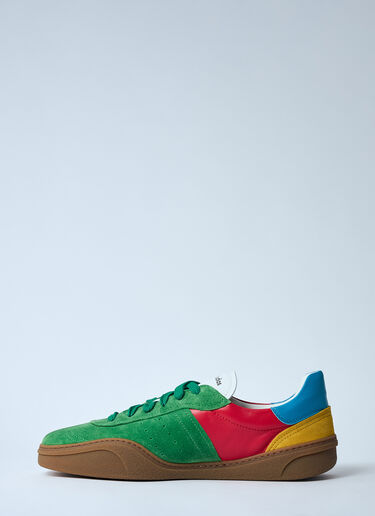 Acne Studios Leather Low-Top Sneakers Red acn0159025