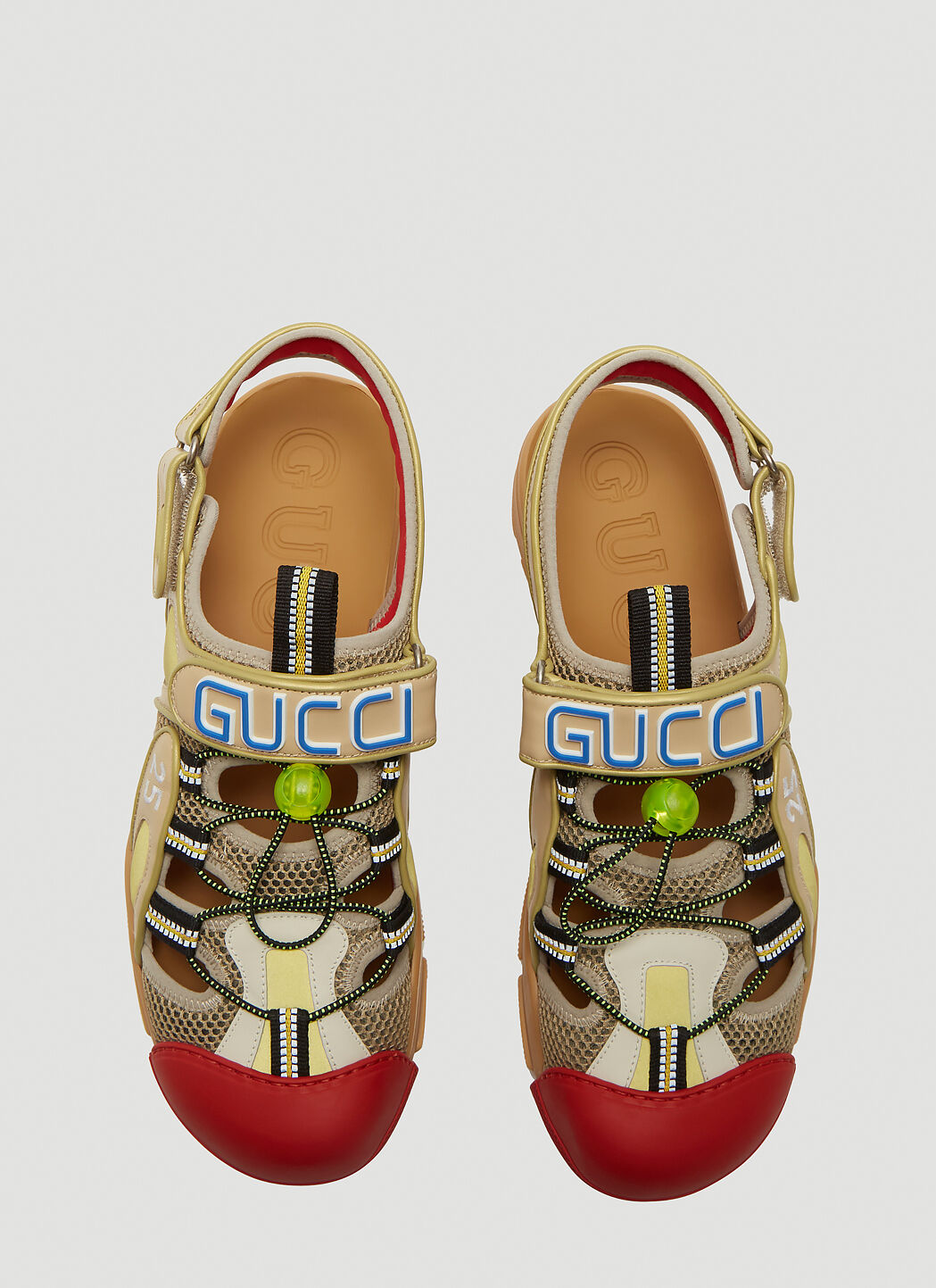 Gucci tinsel sandal top