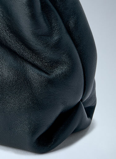 Dries Van Noten Structured Leather Handbag Black dvn0265018