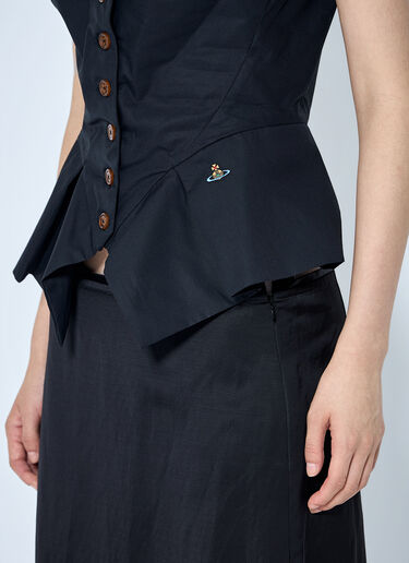 LN-CC® - Vivienne Westwood: Monday Vest - Black Vivienne Westwood Monday Vest Black vvw0265008