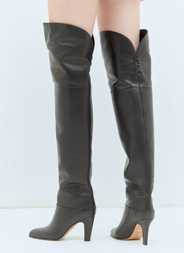 Chloé 이브 하이 부츠 블랙 chl0258017