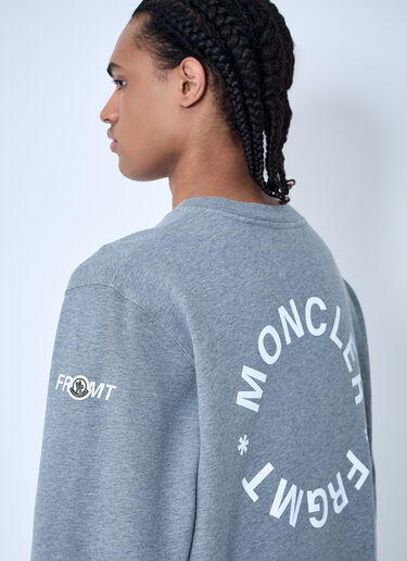 Moncler x FRGMT Hiroshi Fujiwara Logo Motif Sweatshirt Grey mfr0160058