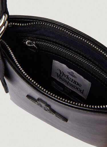 Vivienne Westwood Biogreen 星环斜挎包 黑色 vvw0152093