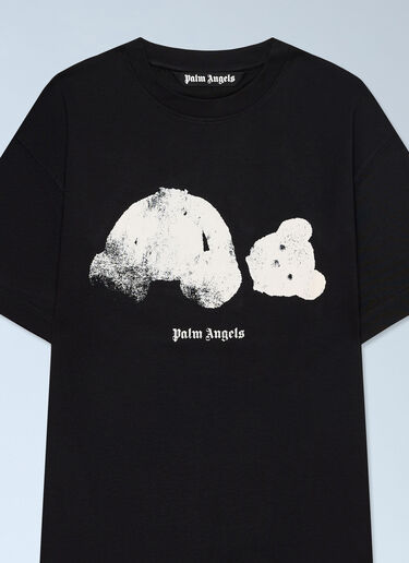 Spray Broken Bear T-Shirt Palm Angels Spray Broken Bear T-Shirt Black pma0162131