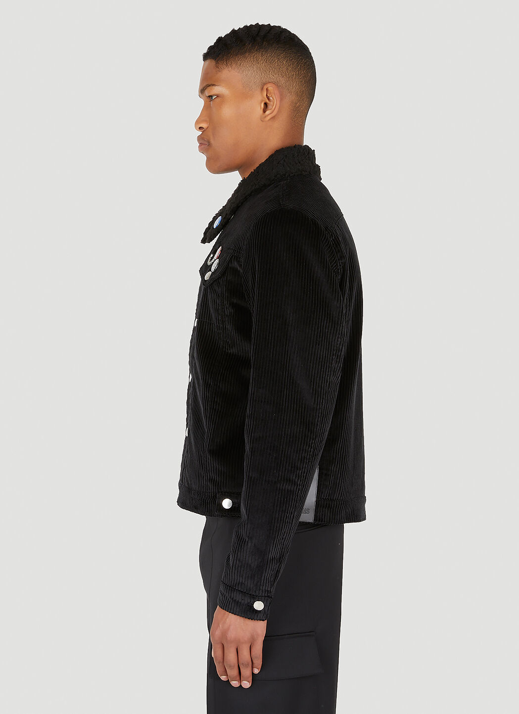 Raf Simons x Fred Perry Padded Corduroy Jacket in Black LN CC