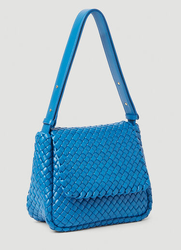 Bottega Veneta Small Cobble Shoulder Bag Blue bov0255074