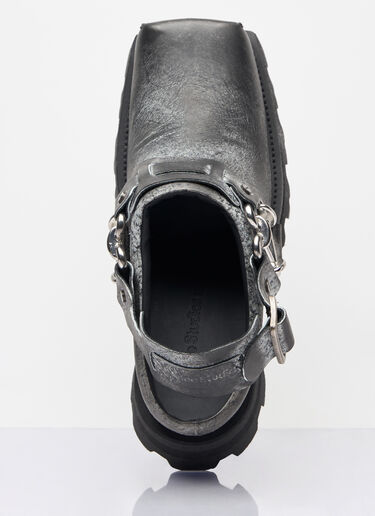 Acne Studios Leather Buckle Mules Black acn0158015