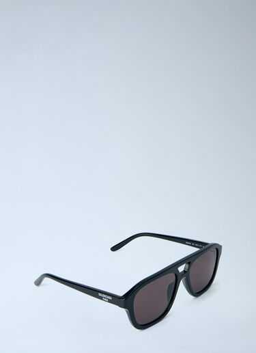 Balenciaga Daily Pilot-Frame Sunglasses Black bal0264030