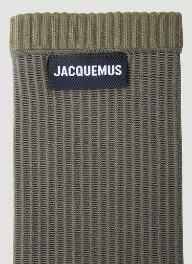 Jacquemus Les Chaussettes A L'Enver Socks Khaki jac0151050