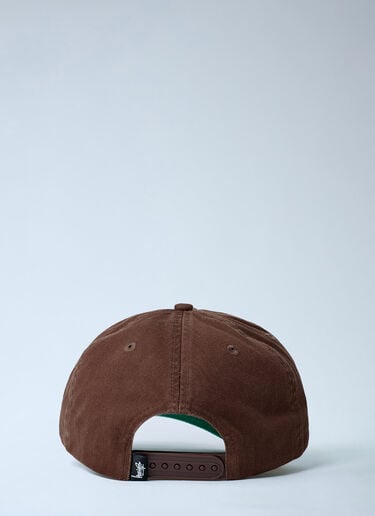 Logo Motif Baseball Cap Stüssy Logo Motif Baseball Cap Brown sts0162019