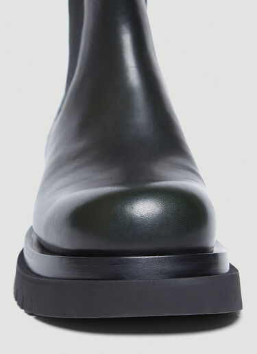 Bottega Veneta Lug Boots Dark Green bov0245103