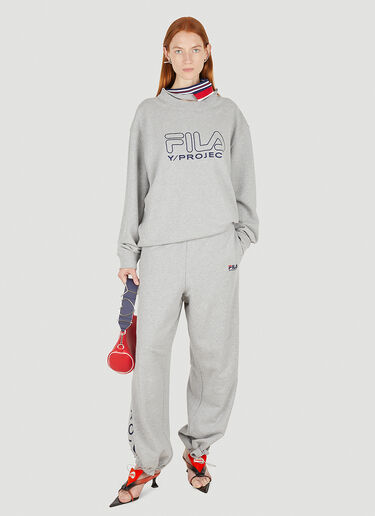 Y/Project x FILA Triple Collar Sweatshirt Grey ypf0348009