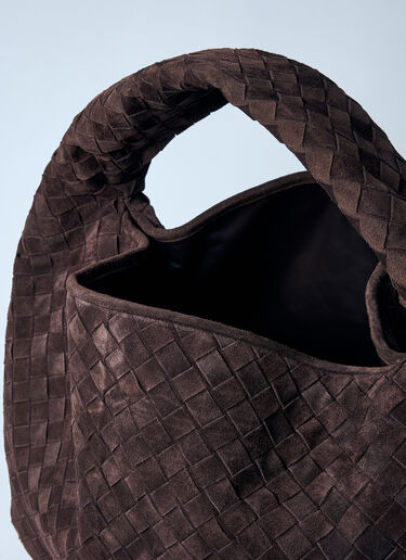 Large Hop Shoulder Bag Bottega Veneta Large Hop Shoulder Bag Brown bov0259028