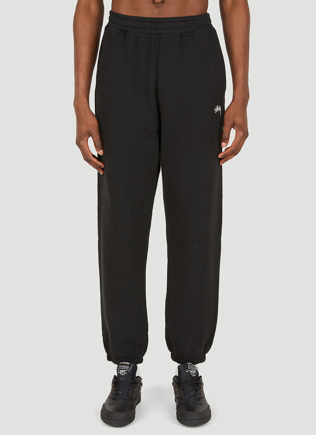 Stussy Stock Logo Track Pants in Black LN CC