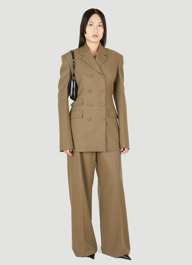 Sportmax Otano Suiting Pants Brown spx0250006