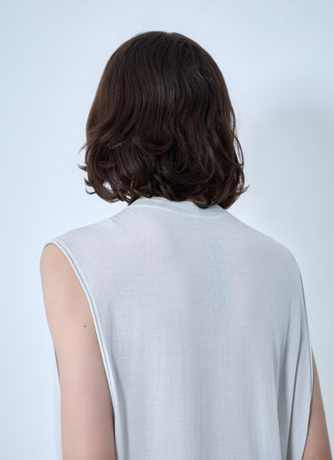 Rick Owens Sleeveless Graphic Top Grey ric0164008