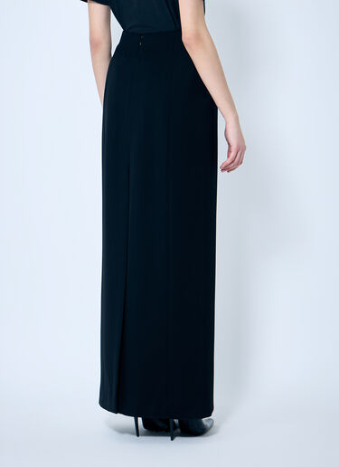 Balenciaga Hourglass Maxi Skirt Black bal0259008