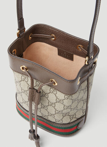 Gucci Ophidia Mini GG Bucket Bag Brown guc0243201