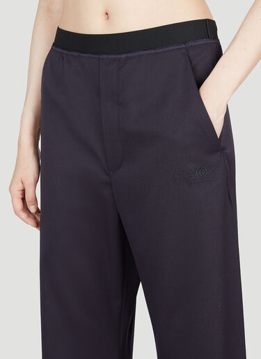MM6 Maison Margiela Oversized Suit Pants Navy mmm0253014