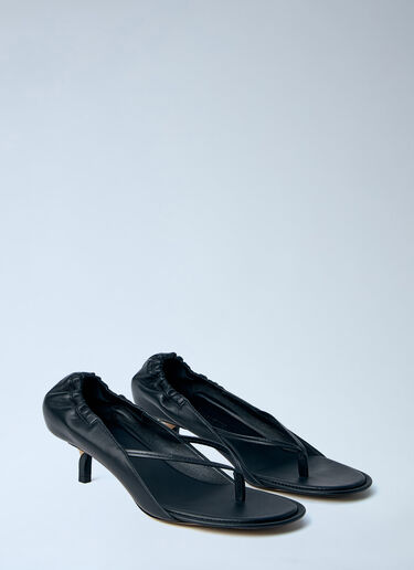 Jacquemus The Low Sandals Black jac0264037