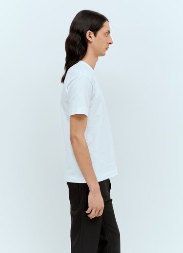 Comme Des Garçons PLAY Logo Patch T-Shirt White cpl0356004