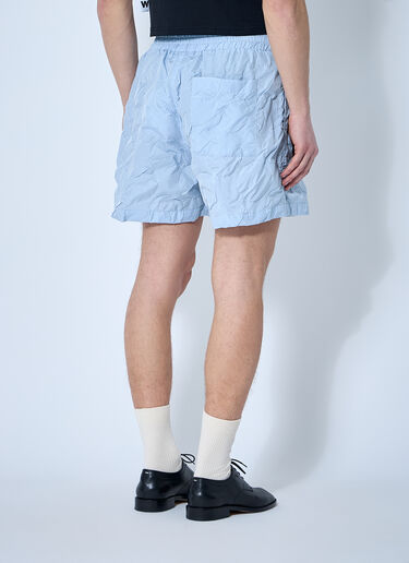 Walter Van Beirendonck Quilted Shorts Light Blue wlt0160002